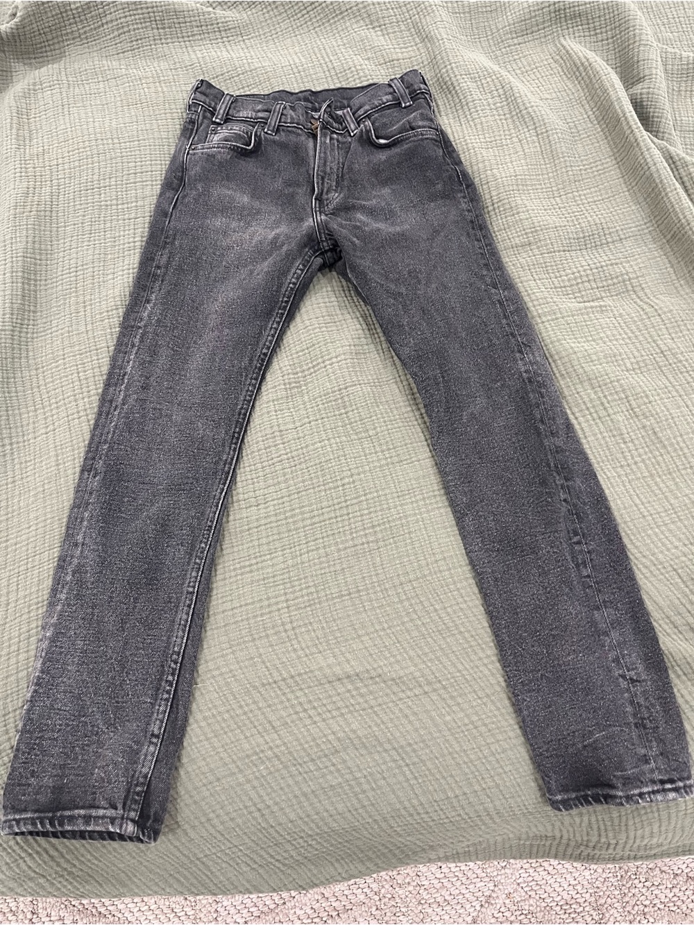 Levis 505 C Grey Straight Leg Jeans